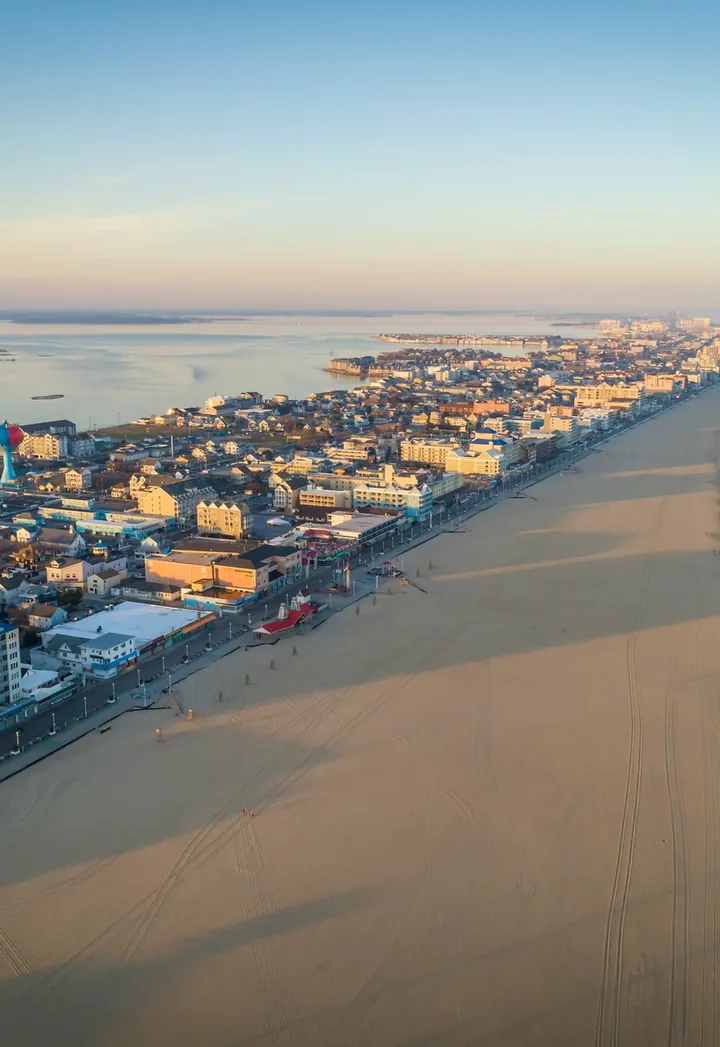 Ocean City, Maryland coastline view